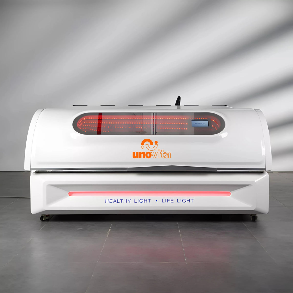 Uno Vita Merican M6N helkropps PBM-seng med 41600 LED, kapseldesign og trådløs nettbrettstyring