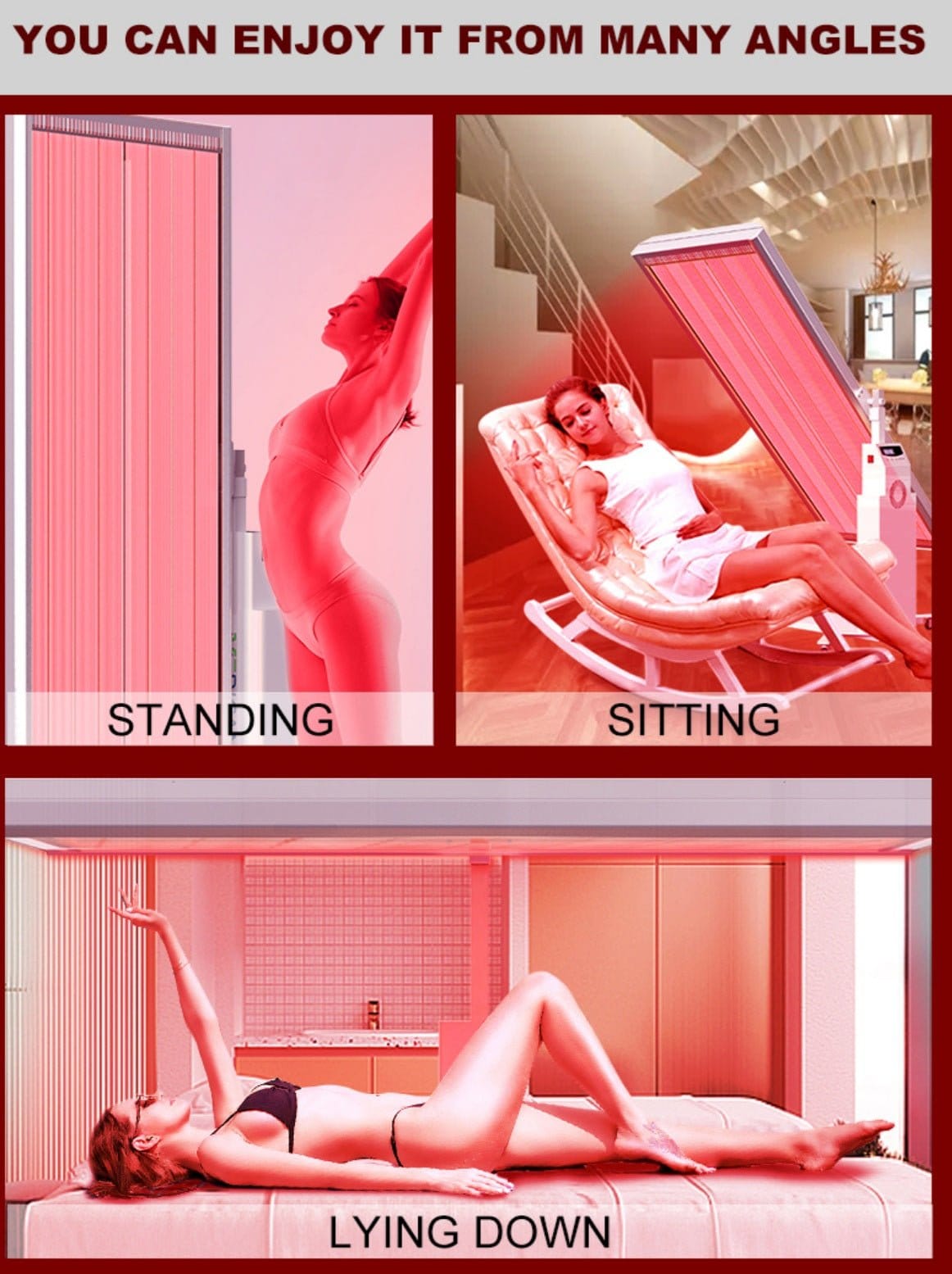Uno Vita`s Merican Professional Red Light Therapy Bed Panel M2 Plus - Uno Vita AS