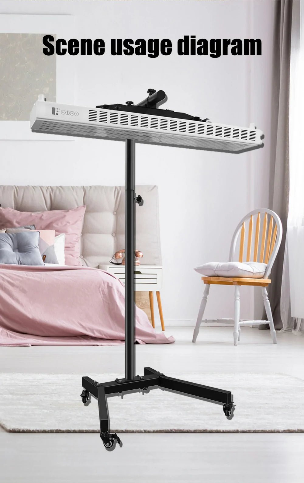 Uno Vita`s MS300 - E - Therapy Panel Stand (white) - Uno Vita AS