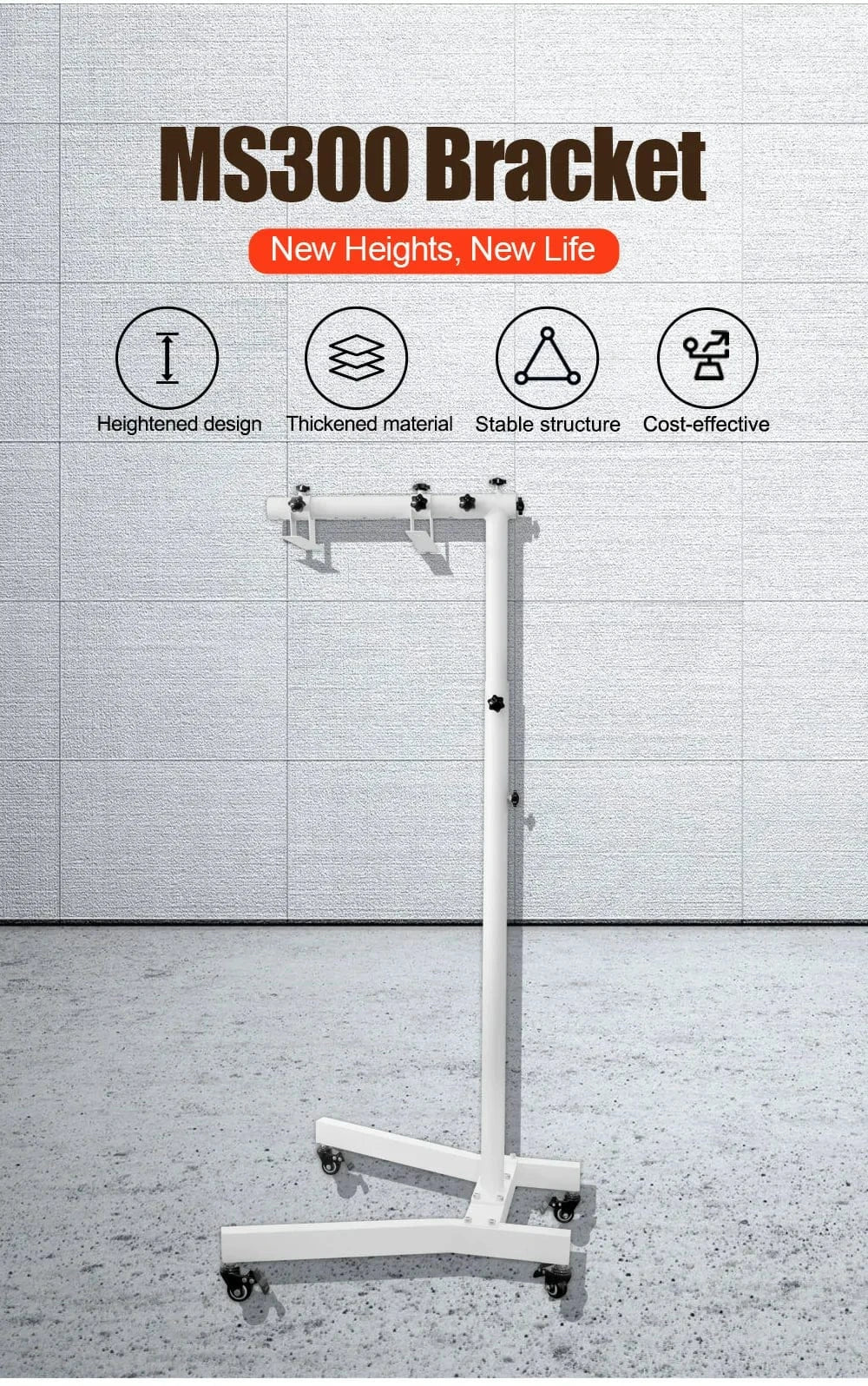 Uno Vita`s MS300 - E - Therapy Panel Stand (white) - Uno Vita AS