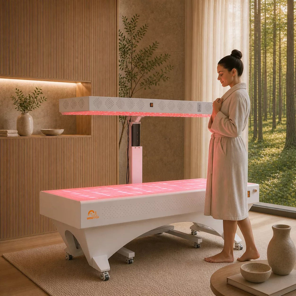 Uno Vita`s Red Light Therapy Bed and Panel for clinics and professionals - Uno Vita AS