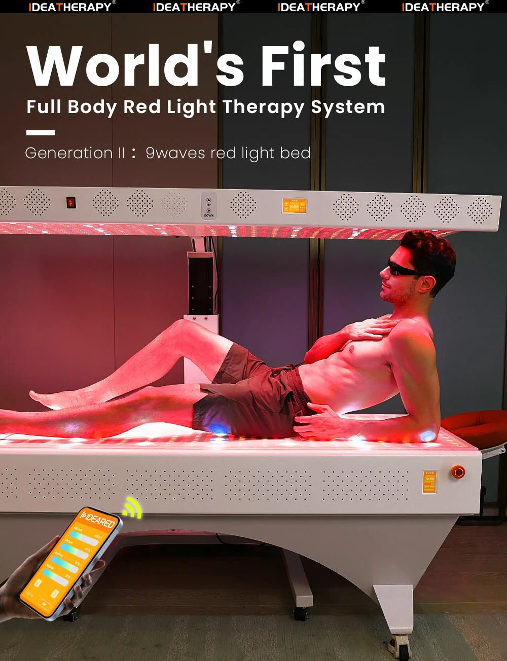 Uno Vita`s Red Light Therapy Bed and Panel for clinics and professionals - Uno Vita AS