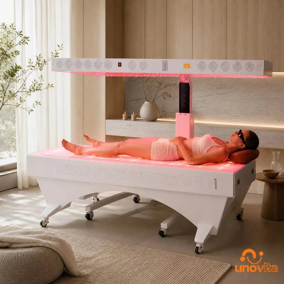 Uno Vita`s Red Light Therapy Bed and Panel for clinics and professionals - Uno Vita AS