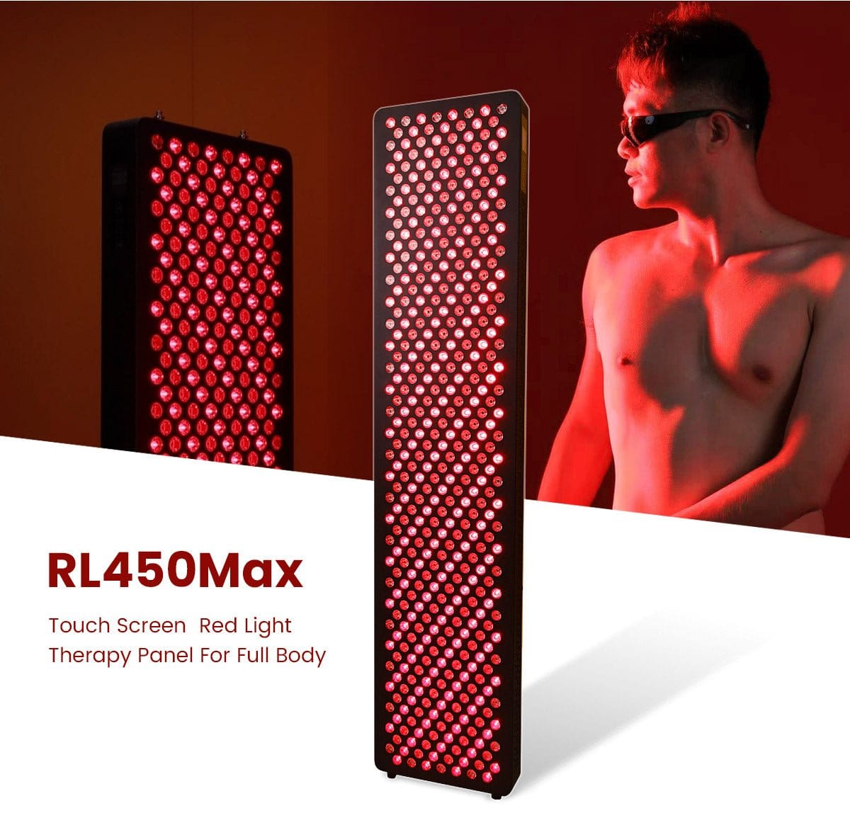 Uno Vita`s RL450MaxC Red Light Therapy Panel (black) - Uno Vita AS