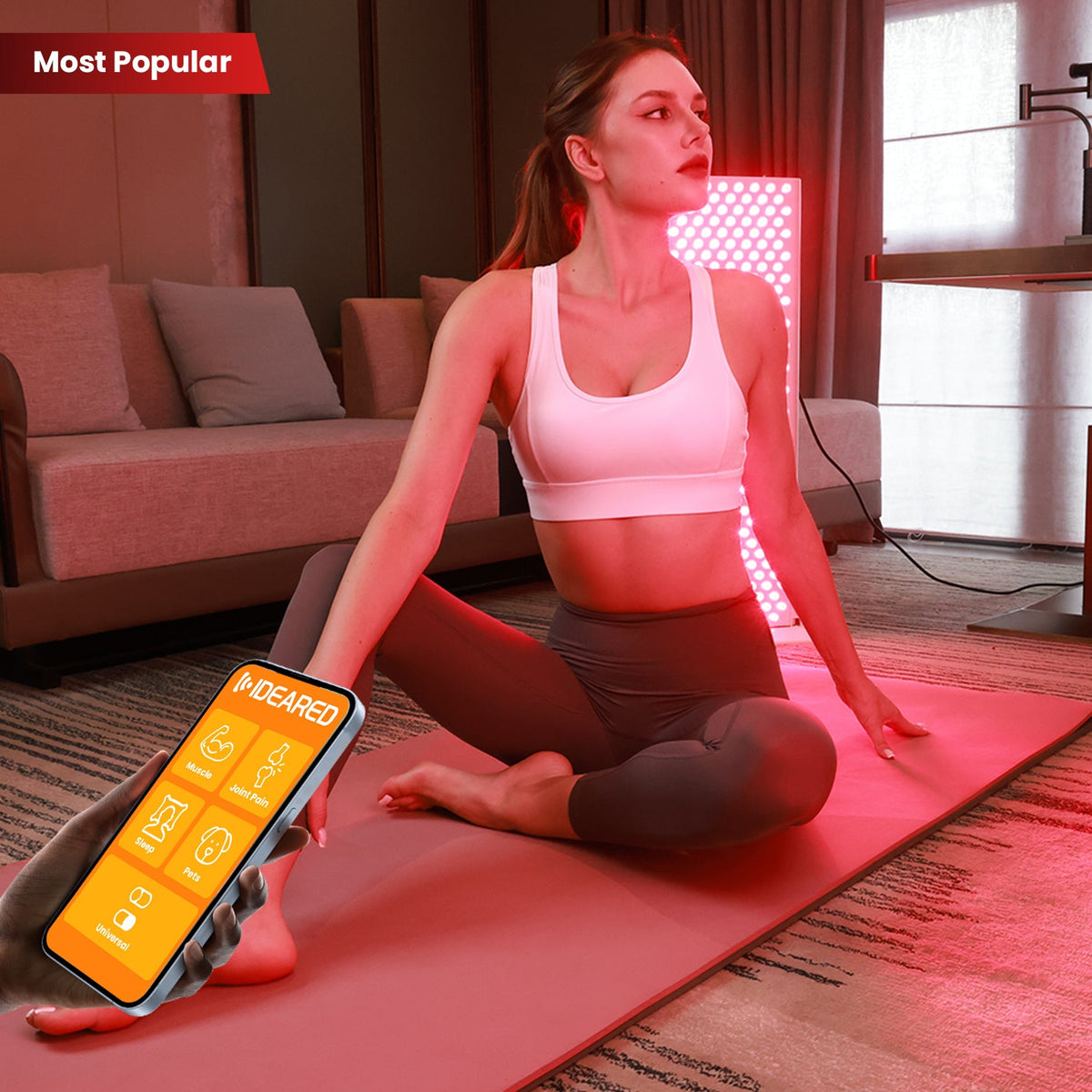 Uno Vita's RLPRO600 LED Therapy Light (full spectrum red light therapy) - Uno Vita AS