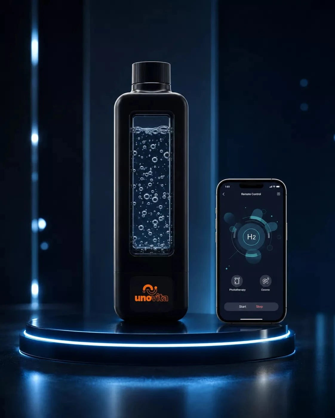 Uno Vitas Smart Hydrogen Water Cup Premium Edition - Uno Vita AS