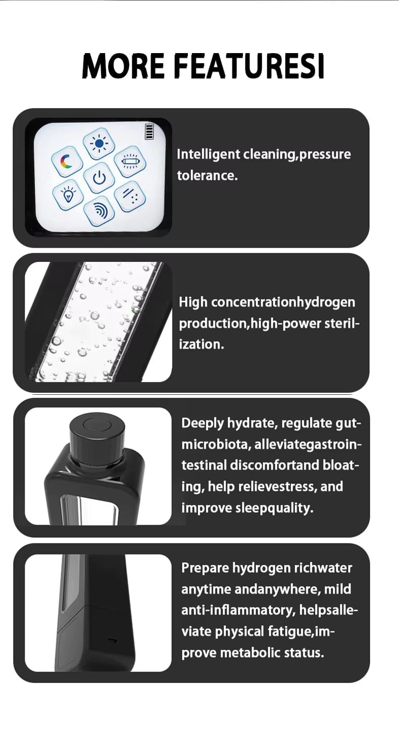 Uno Vitas Smart Hydrogen Water Cup Premium Edition - Uno Vita AS