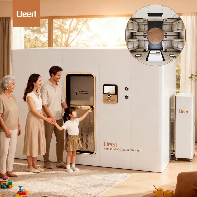 Uno Vita’s Ueerl H8 Luxury Version Hard - Shell Hyperbaric Oxygen Chamber for 4 Persons - Uno Vita AS