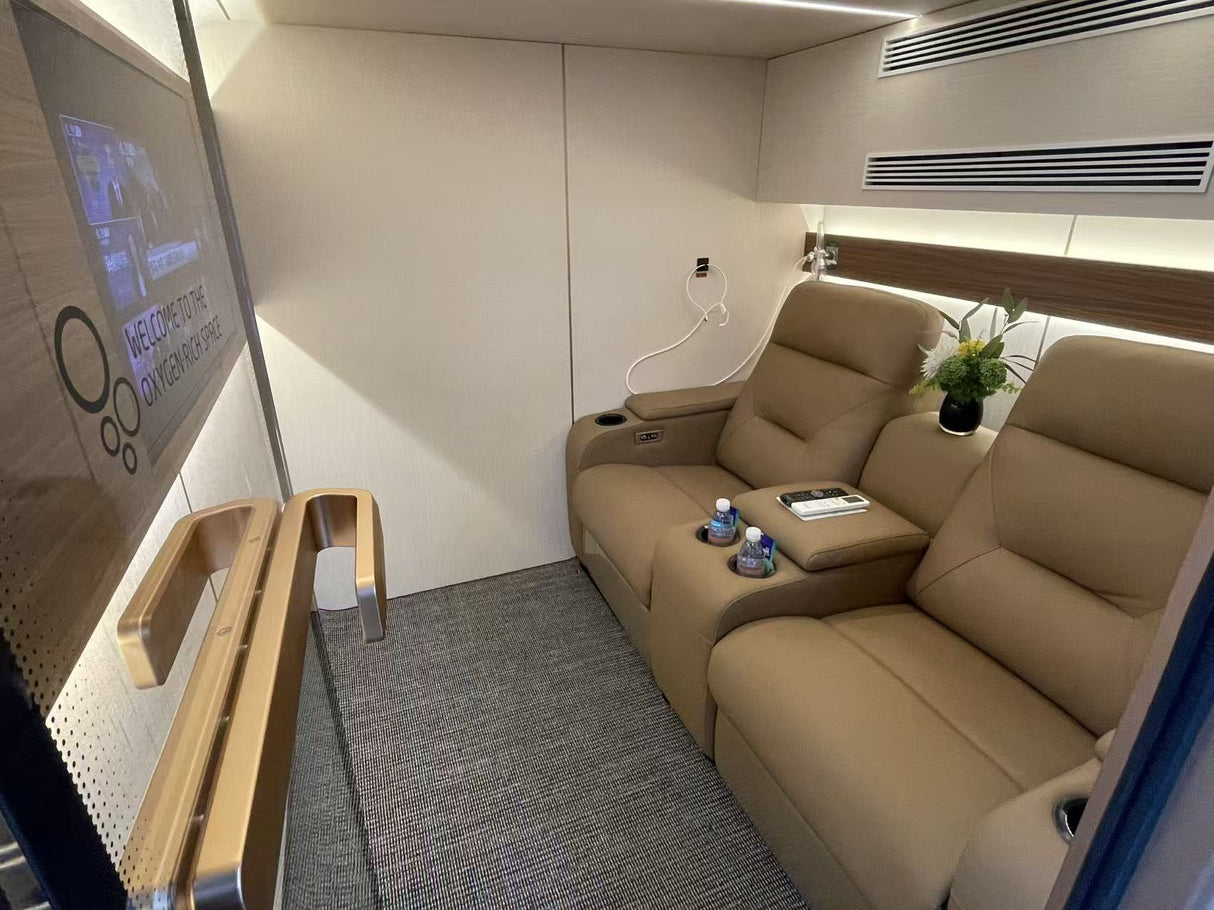 Uno Vita’s Ueerl V6 Premium Edition Hard - Shell Hyperbaric Oxygen Chamber for 2 Persons - Uno Vita AS