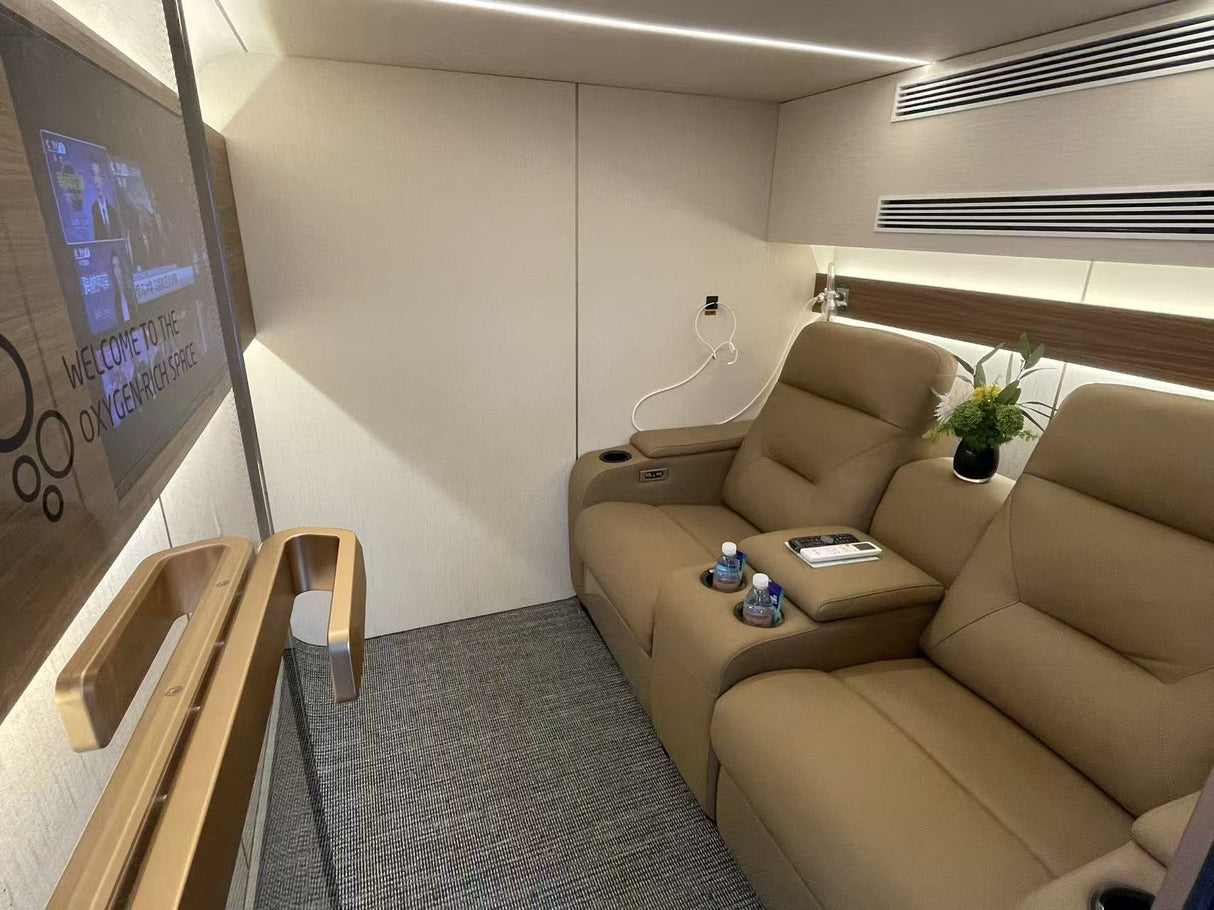 Uno Vita’s Ueerl V6 Premium Edition Hard - Shell Hyperbaric Oxygen Chamber for 2 Persons - Uno Vita AS