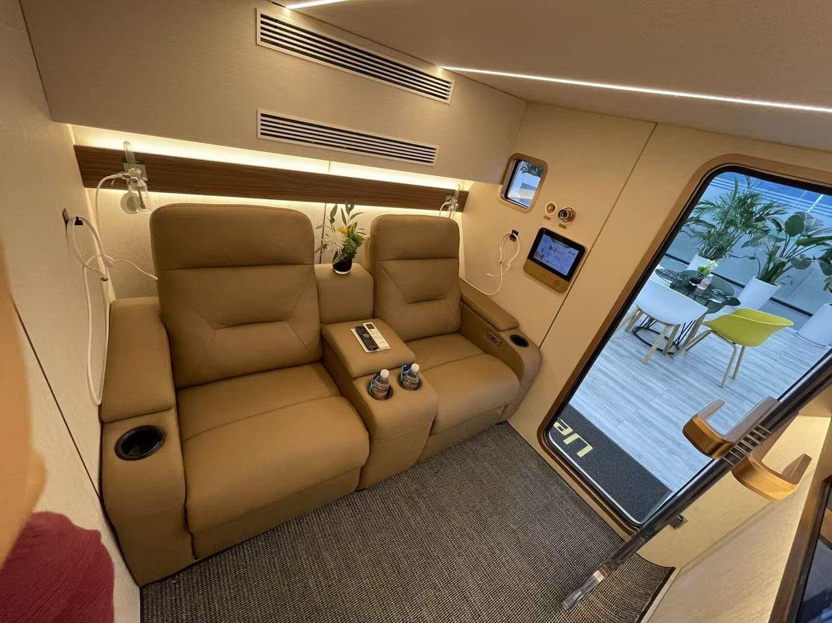 Uno Vita’s Ueerl V6 Premium Edition Hard - Shell Hyperbaric Oxygen Chamber for 2 Persons - Uno Vita AS