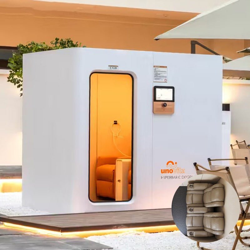Uno Vita’s Ueerl V6 Premium Edition Hard - Shell Hyperbaric Oxygen Chamber for 2 Persons - Uno Vita AS