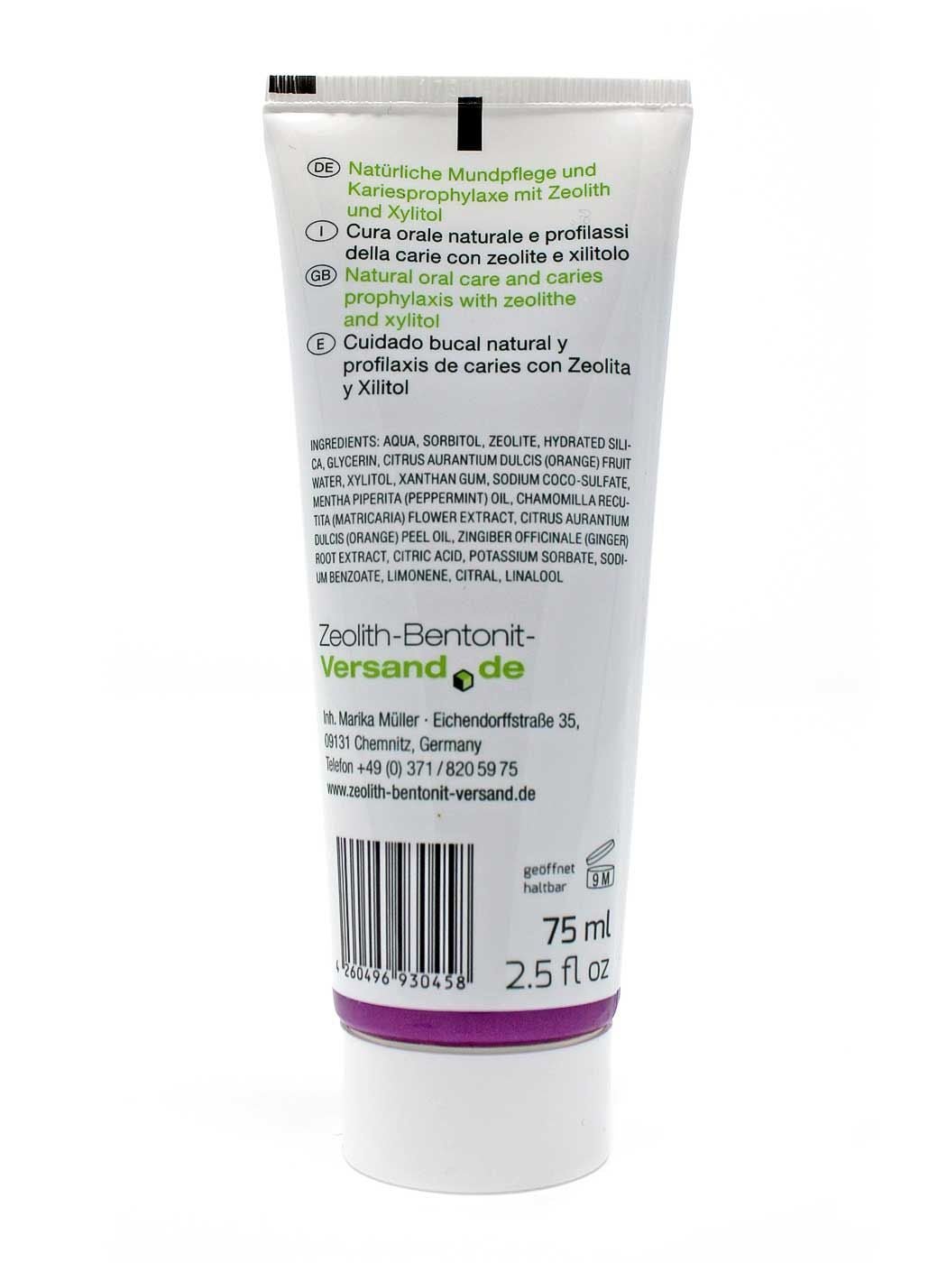 ZeoliteMED® Toothpaste 75ml - Uno Vita AS