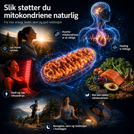Slik støtter du mitokondriene naturlig – for mer energi, bedre søvn og god restitusjon