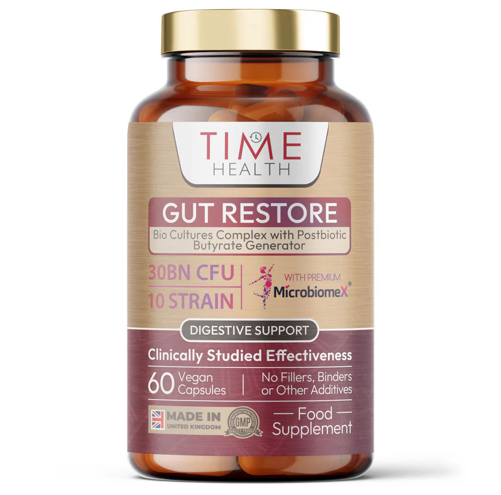 Gut Restore – 12 Strain Probiotic & Postbiotic  – MicroBiomeX