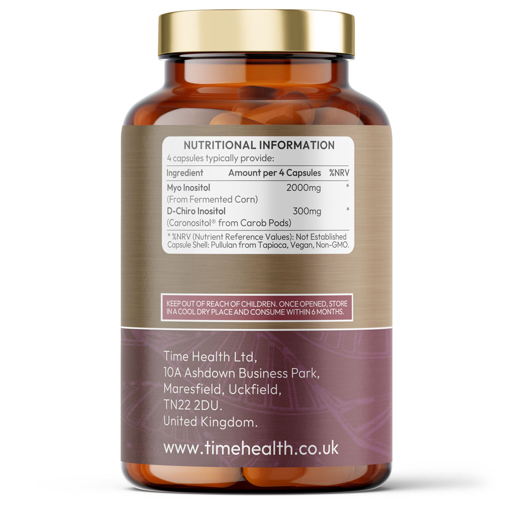 Myo & D Chiro Inositol –  Promotes Hormonal Balance & Normal Ovarian Function