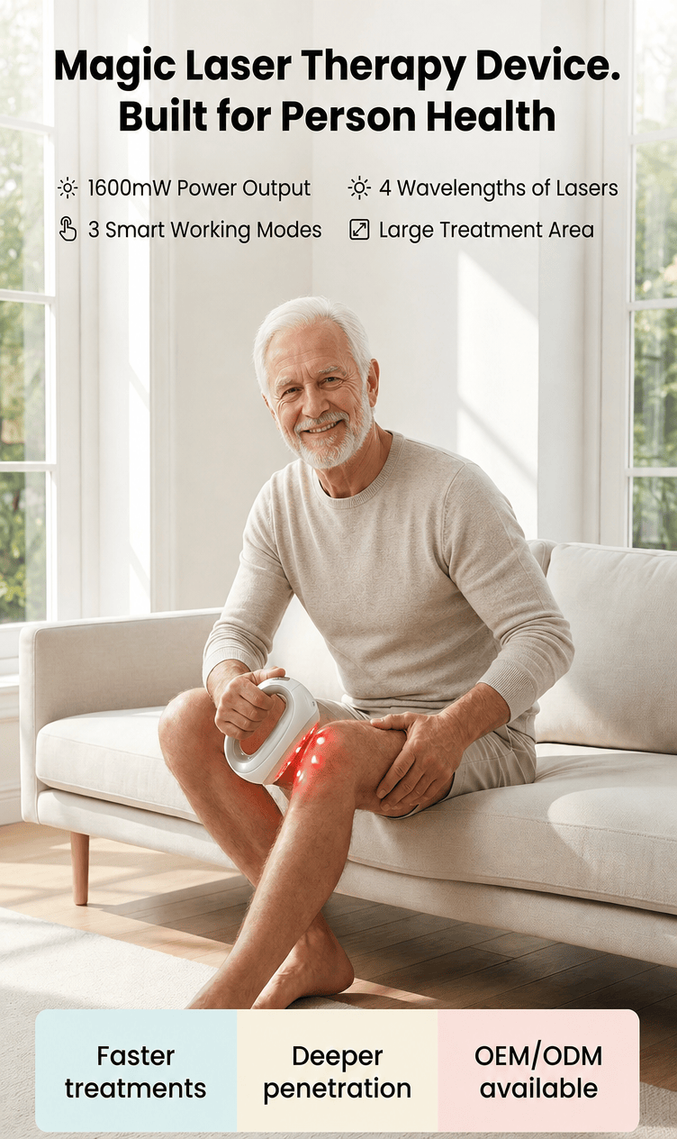 Handheld Laser HD-Cure MAX – 4 Wavelength Light Therapy