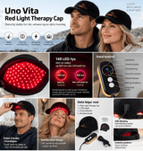 Uno Vita Red Light Therapy Cap (148 LEDs, 660/850 nm)