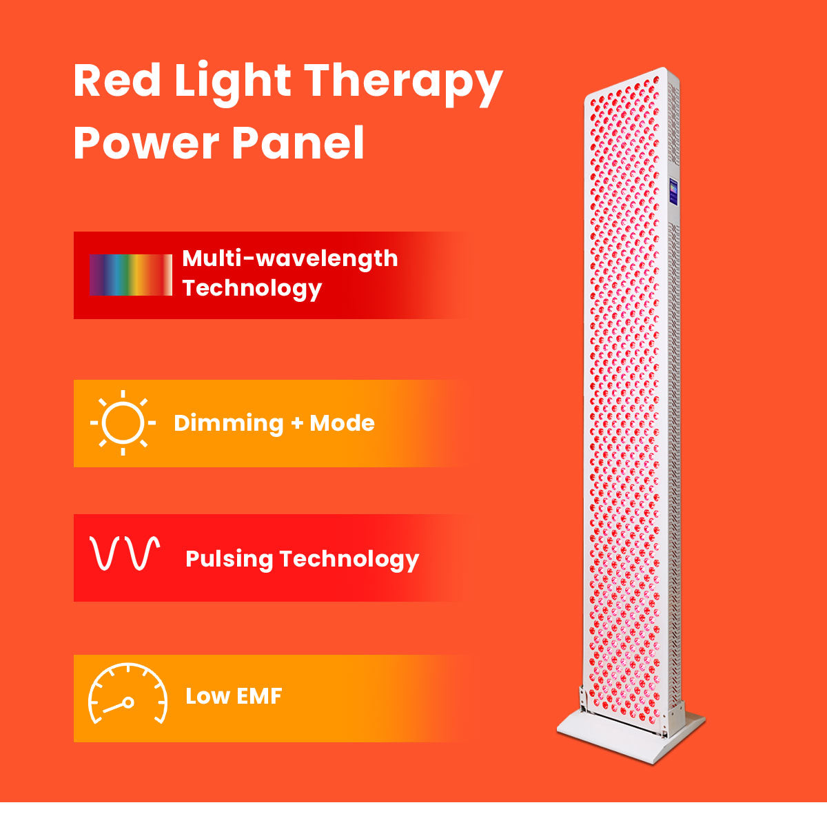 Uno Vita`s RL600MaxC Red Light Therapy Panel