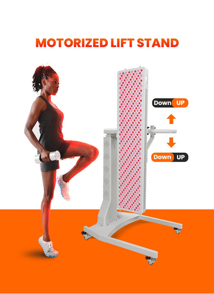 Uno Vita`s Motorized Lift Stand for Uno Vita's Series Red Light Panels