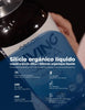 LIVING SILICA® Collagen Booster, 1000 ml flaske med svart matte overflate, vegansk og glutenfri formulering.