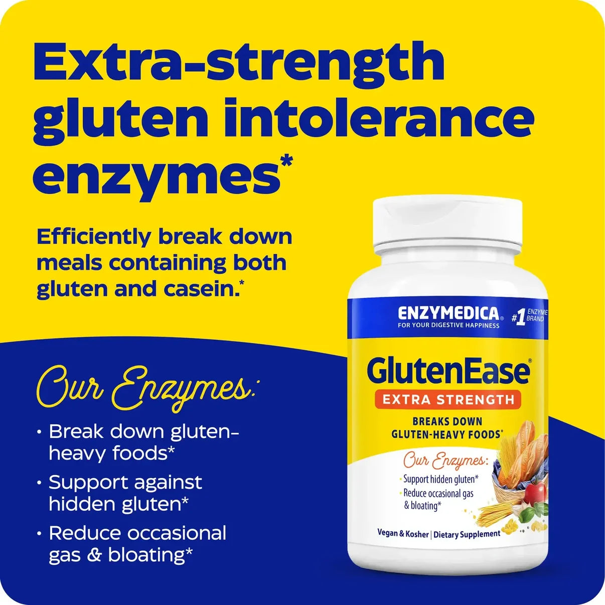 Enzymedica GlutenEase® Extra Strength