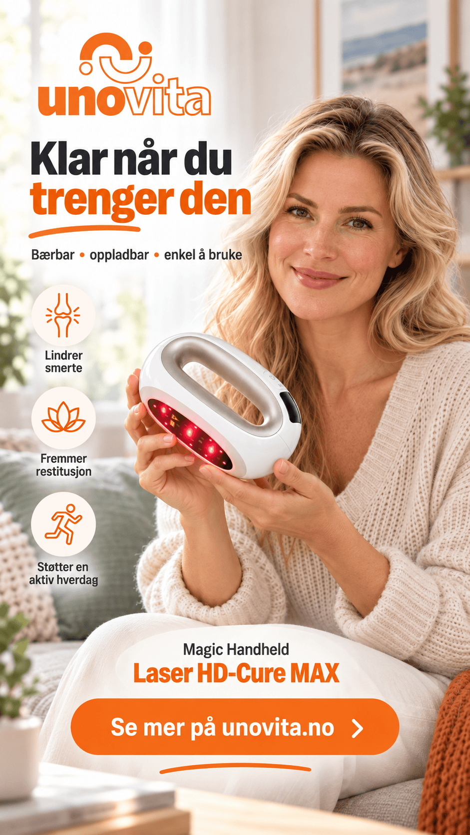 Handheld Laser HD-Cure MAX – 4 Wavelength Light Therapy