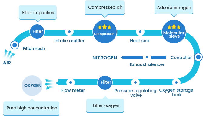 Olive approved oxygen concentrator (10 liter)