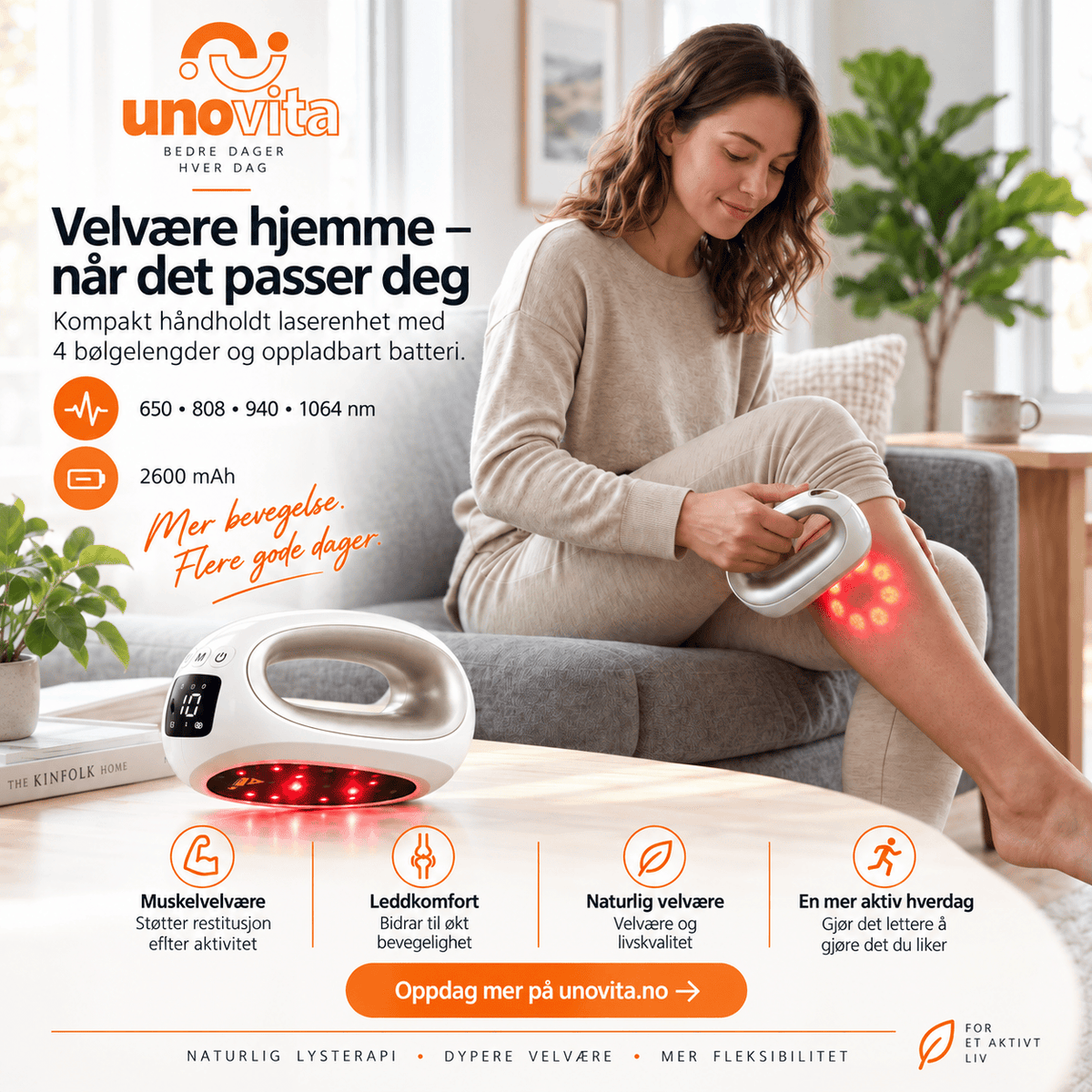 Handheld Laser HD-Cure MAX – 4 Wavelength Light Therapy