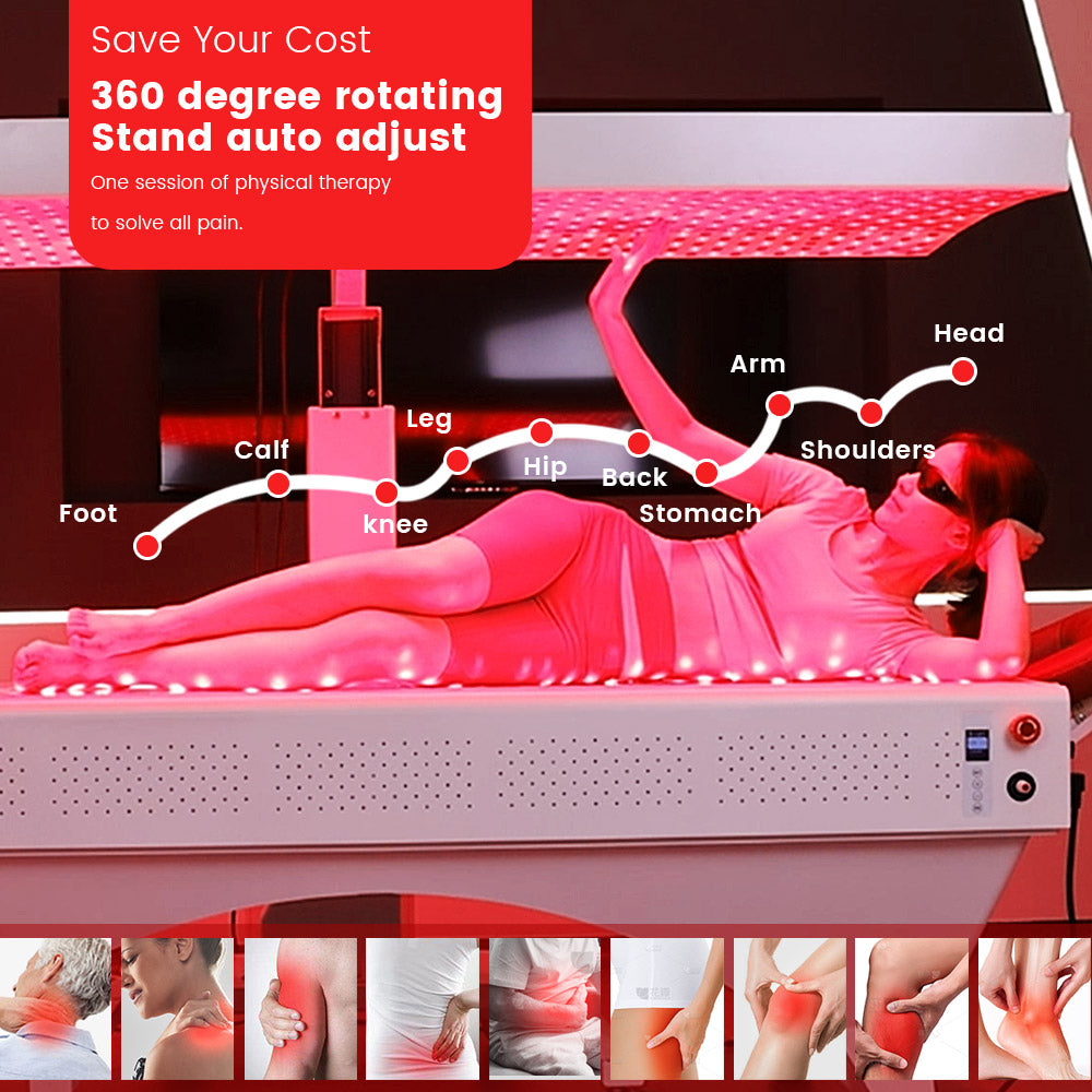 Uno Vita`s Red Light Therapy Bed for clinics and professionals