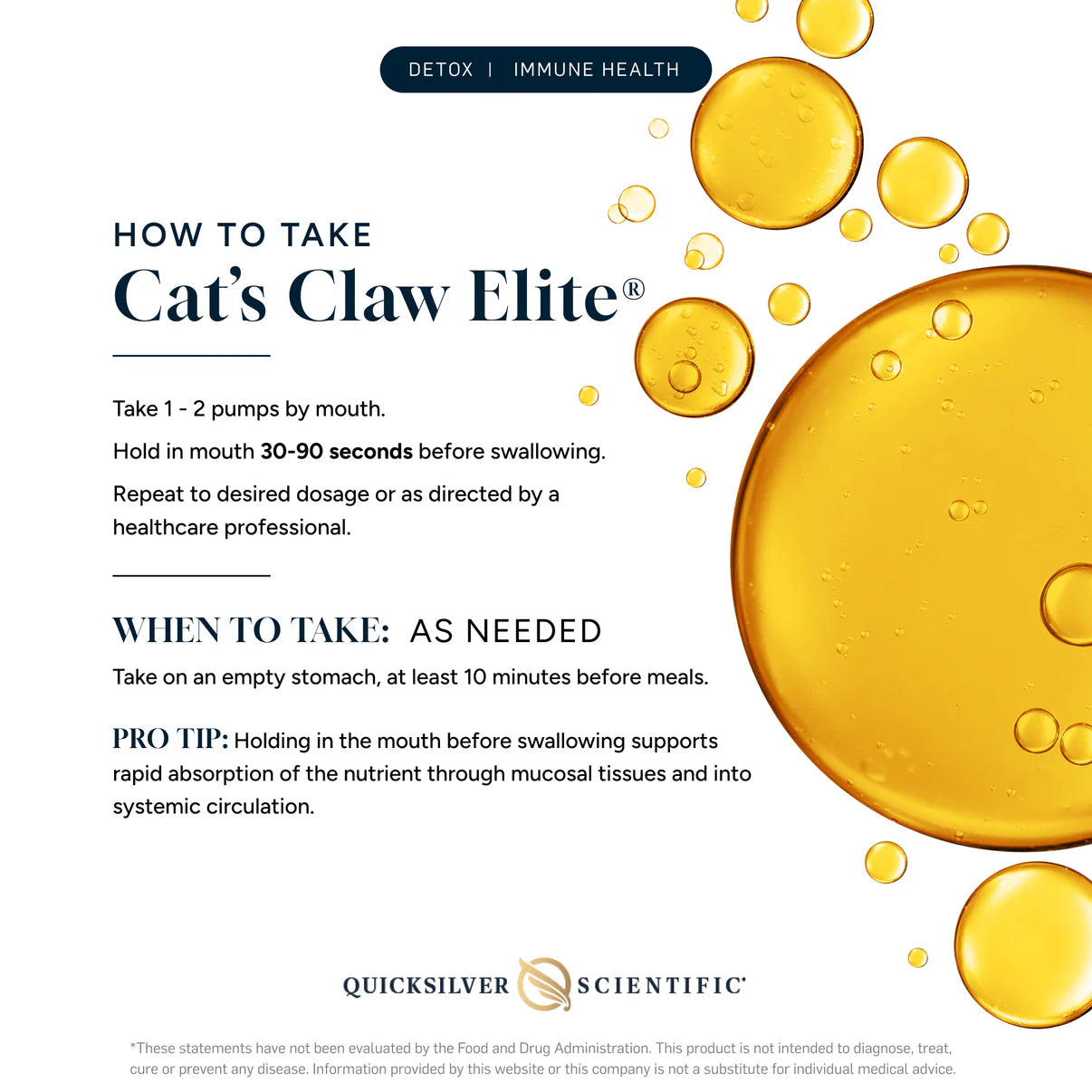 Nanoemulsified Cat's Claw Elite (50 ml)