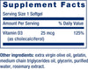 Vitamin D3 - 25 mcg (1000 IU, 250 softgels)