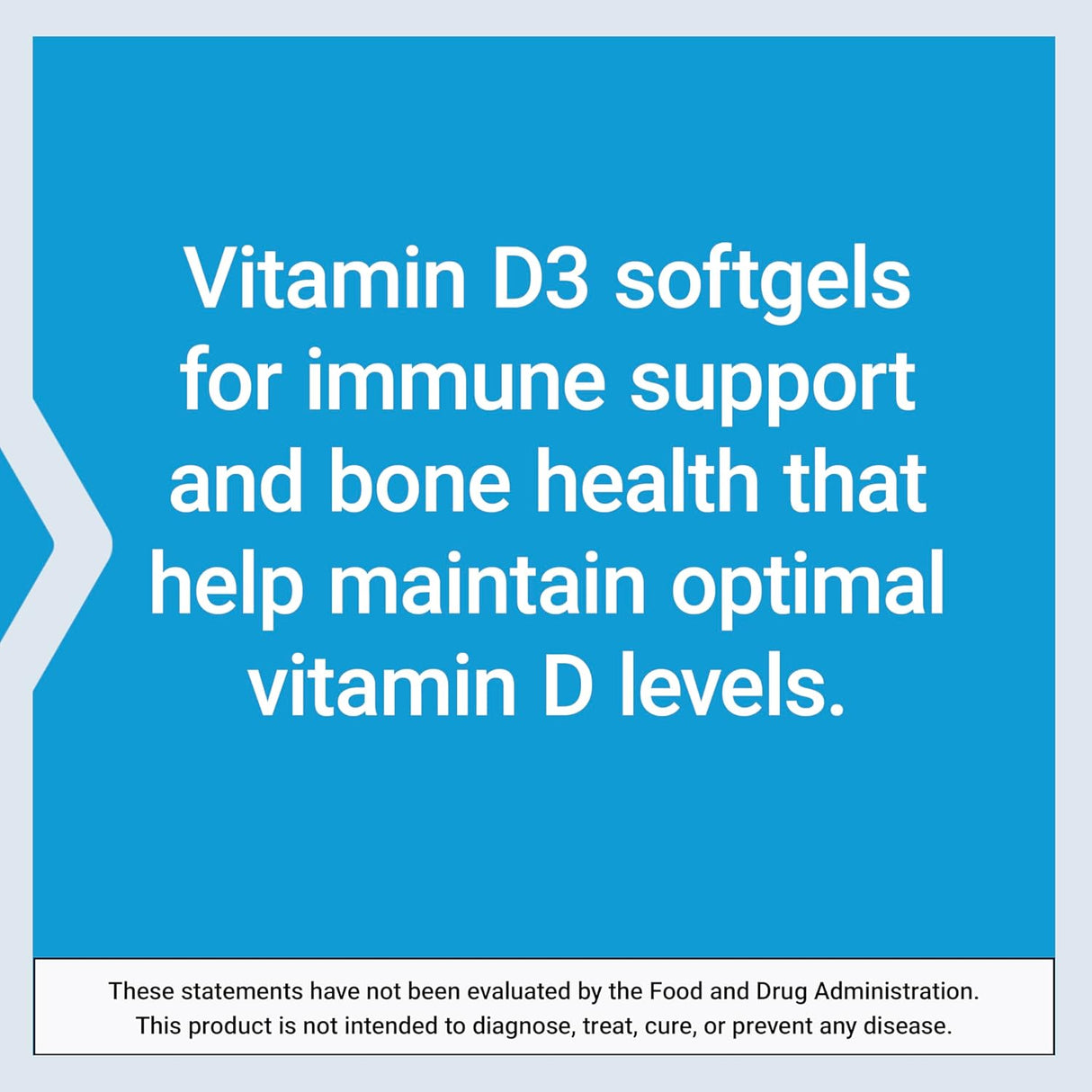 Vitamin D3 - 25 mcg (1000 IU, 250 softgels)