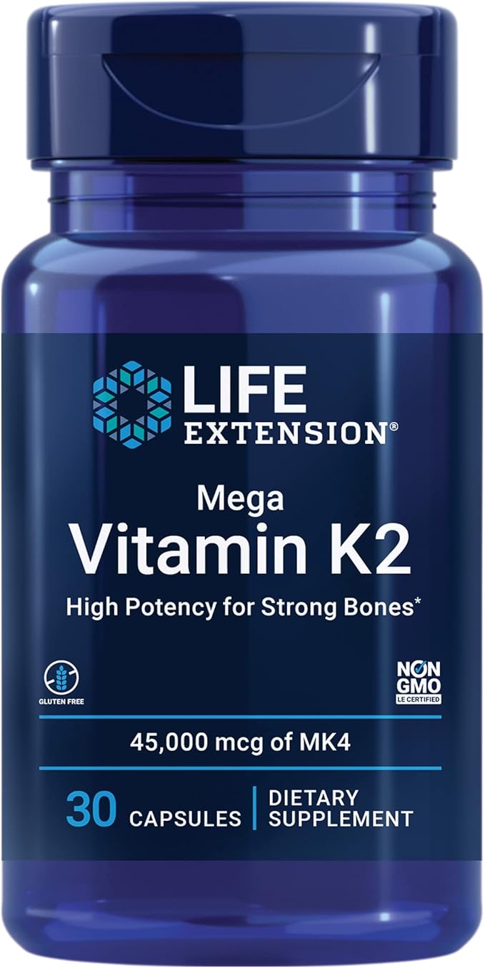 Mega Vitamin K2 High Potency for Strong Bones