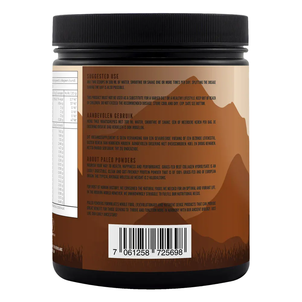 Paleo Collagen Hydrolysate – Grass-Fed (500 grams)