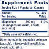 Magnesium Caps 500mg (100)