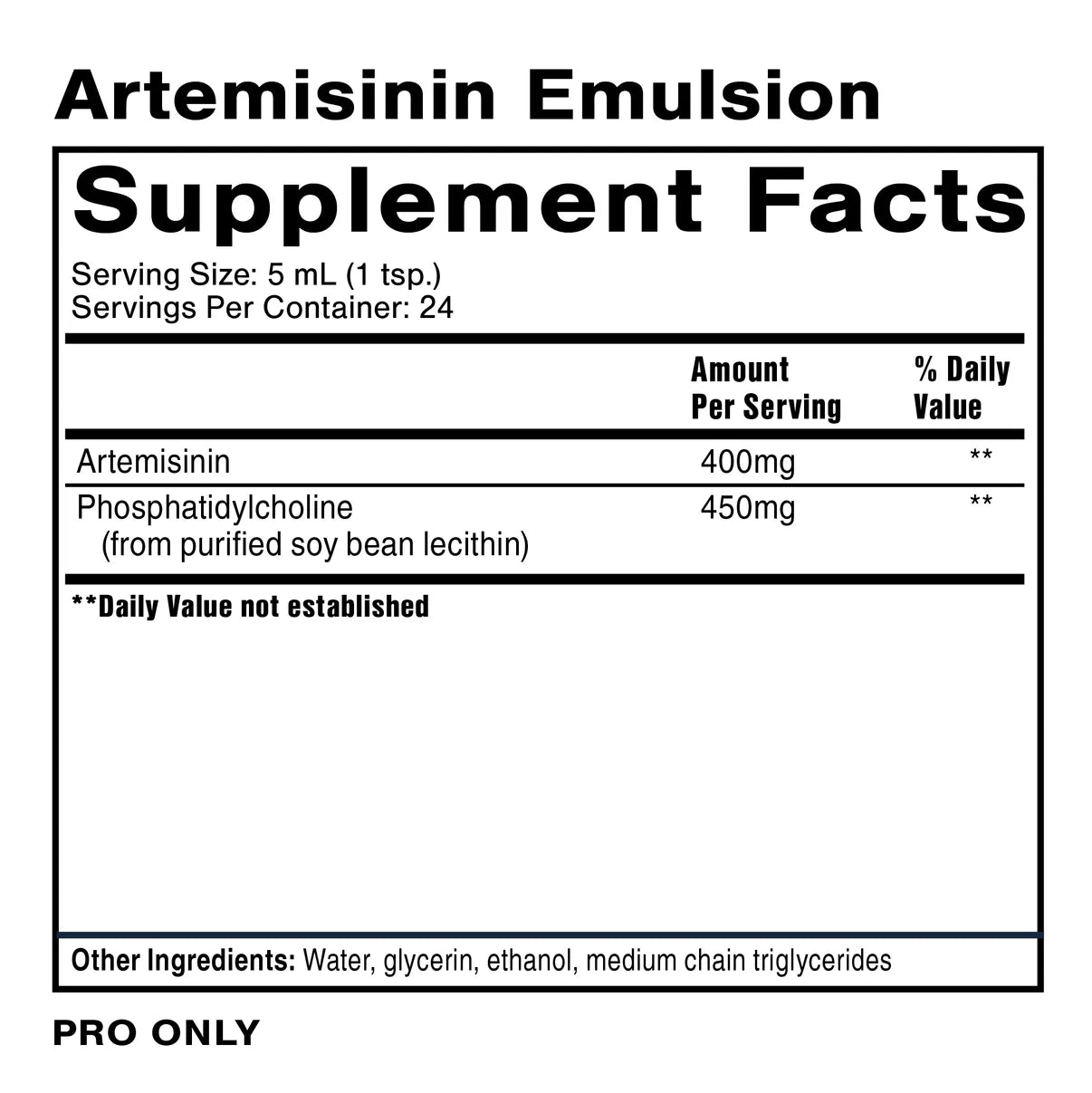 Quicksilver Scientific artemisinin