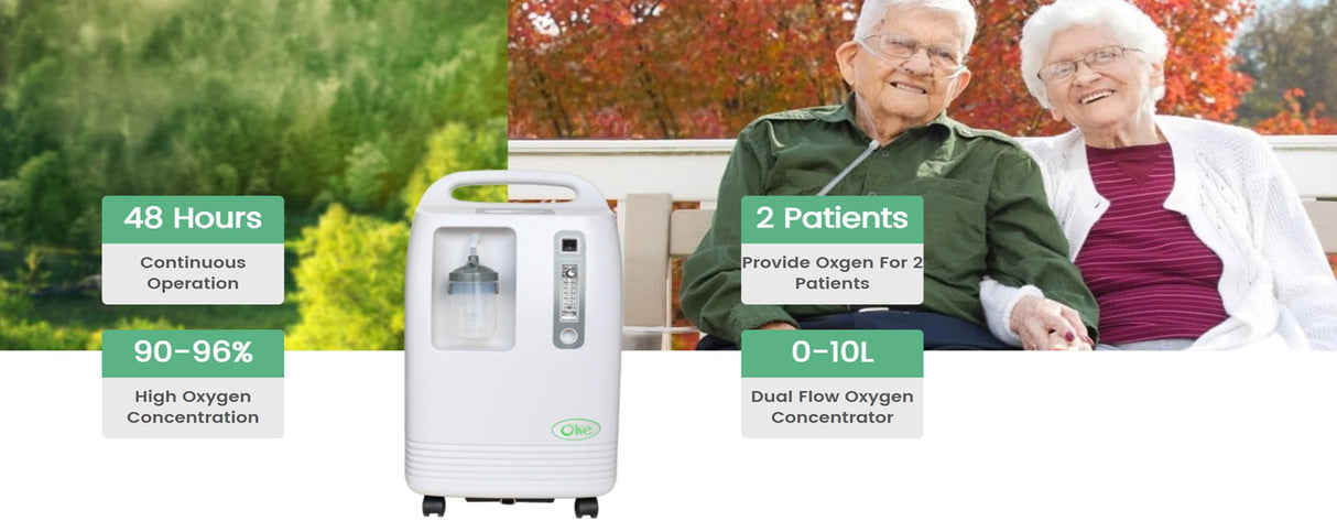 Olive approved oxygen concentrator (10 liter)