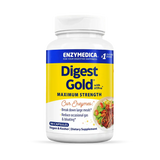 Digest Gold® med ATPro® i en hvit beholder, gult og blått design, inneholder 90 vegetabilske kapsler.