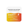 Kraftig farget pakke med wellnessplaster. Teksten "ENERGY ACTIVE BOOST" fremheves. Vegansk og vannbestandig.