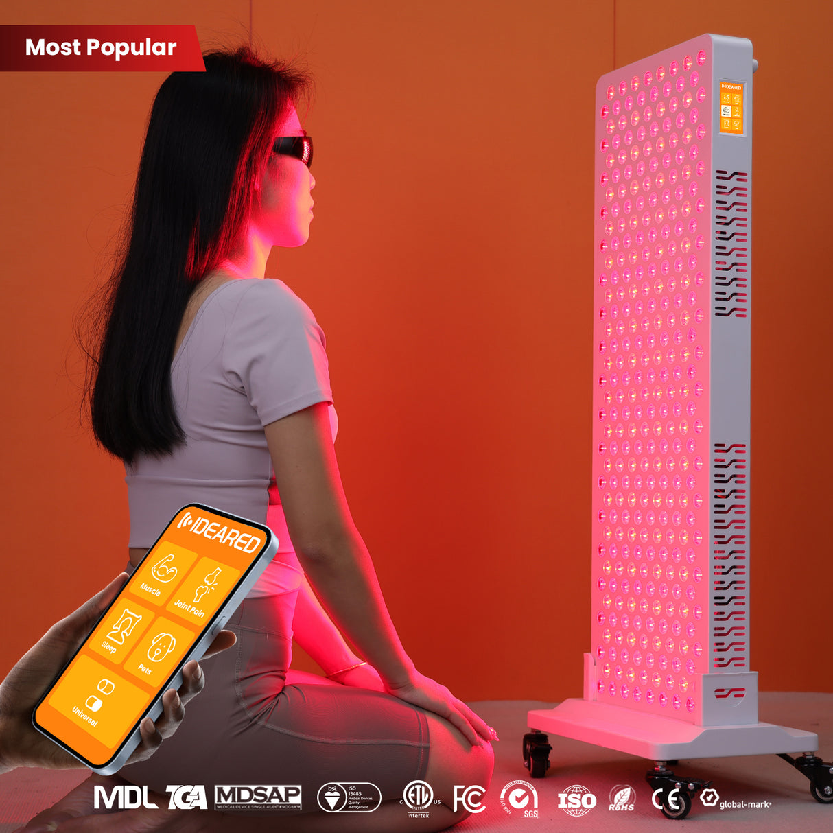 Uno Vita's RLPRO300Max LED Therapy Light (full spectrum)