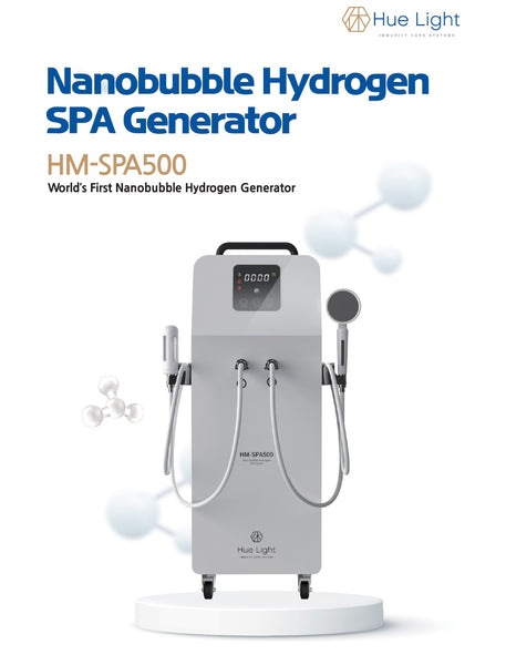 Hue Light Nanobubble Hydrogen SPA Generator