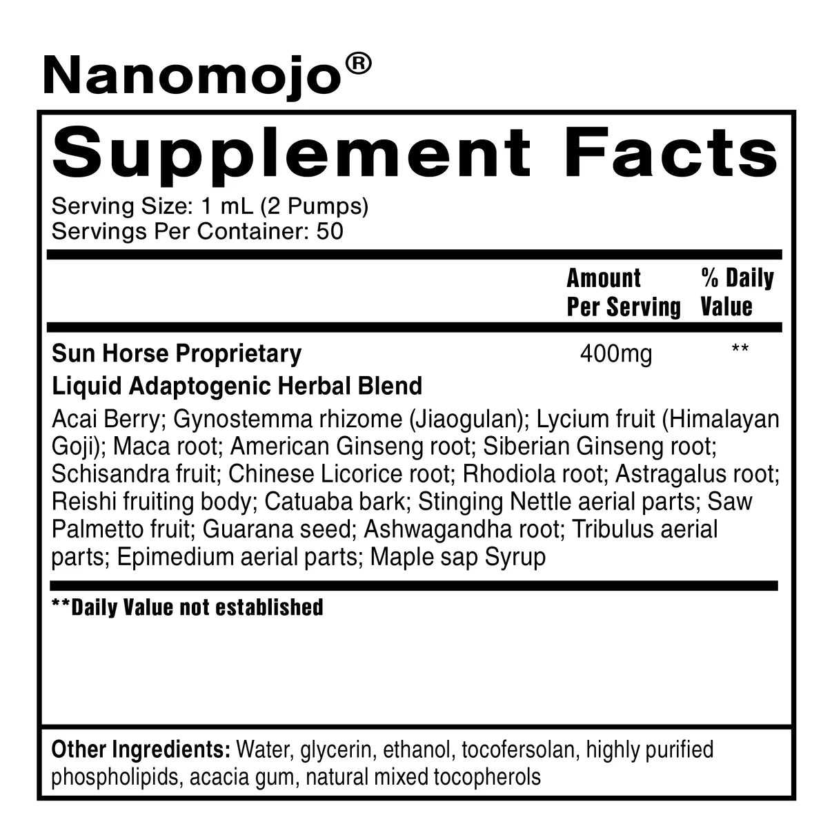 NANOMOJO 50ml