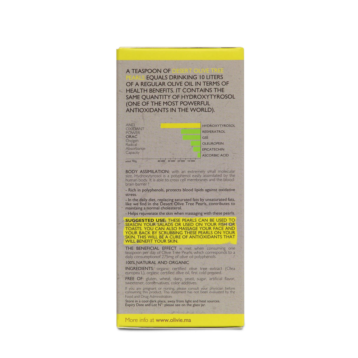 OLIVIE POWER UP - Rare Healthy Pearls... (100 grams)