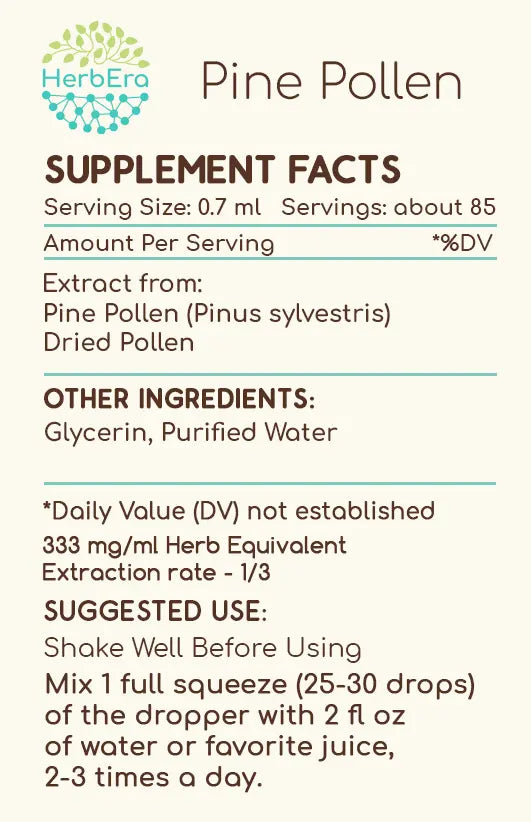 HerbArea Pine Pollen Tincture