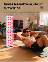 Uno Vita’s RLPRO300-X2 – Innovative Red Light Therapy (9 waves – music – Luci Phi)