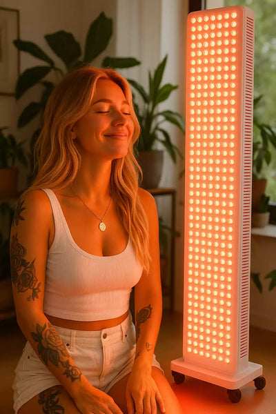 Uno Vita`s RLPROMax450 - advanced 9-Wavelength High-Power Light Therapy Panel