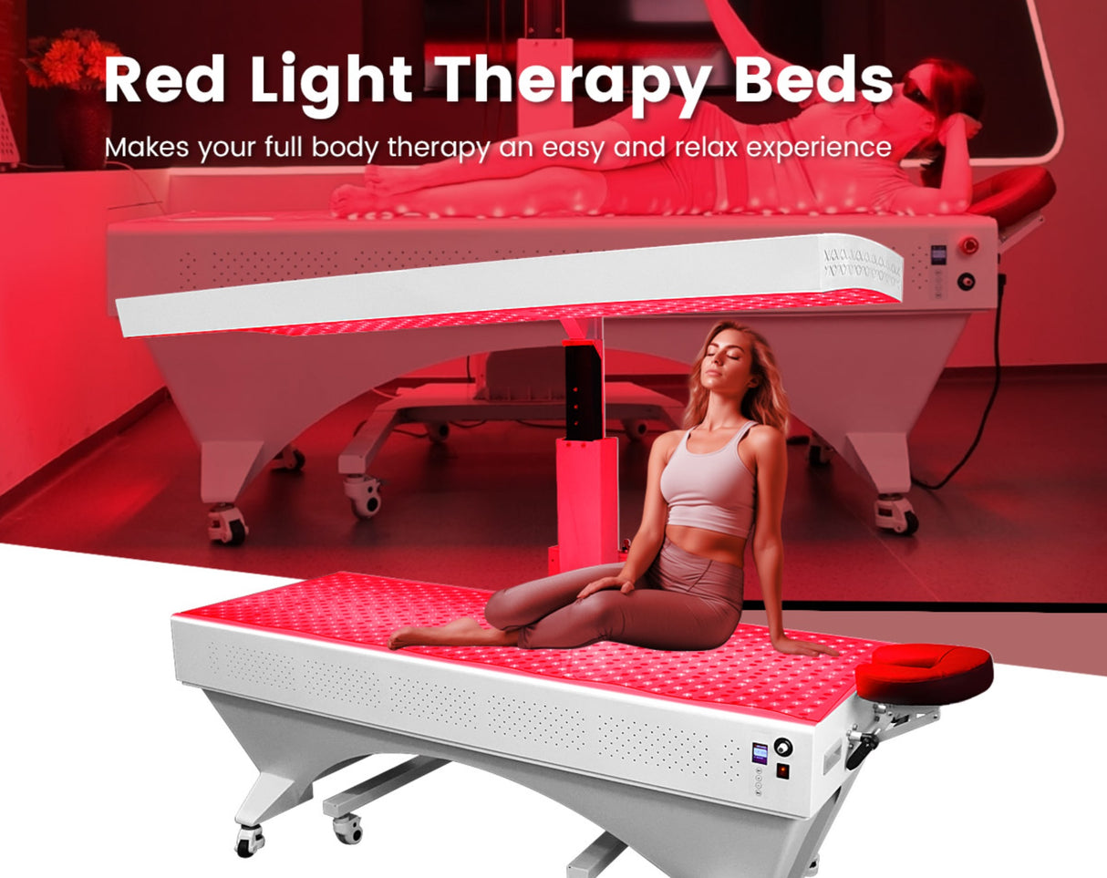 Uno Vita`s Red Light Therapy Bed for clinics and professionals