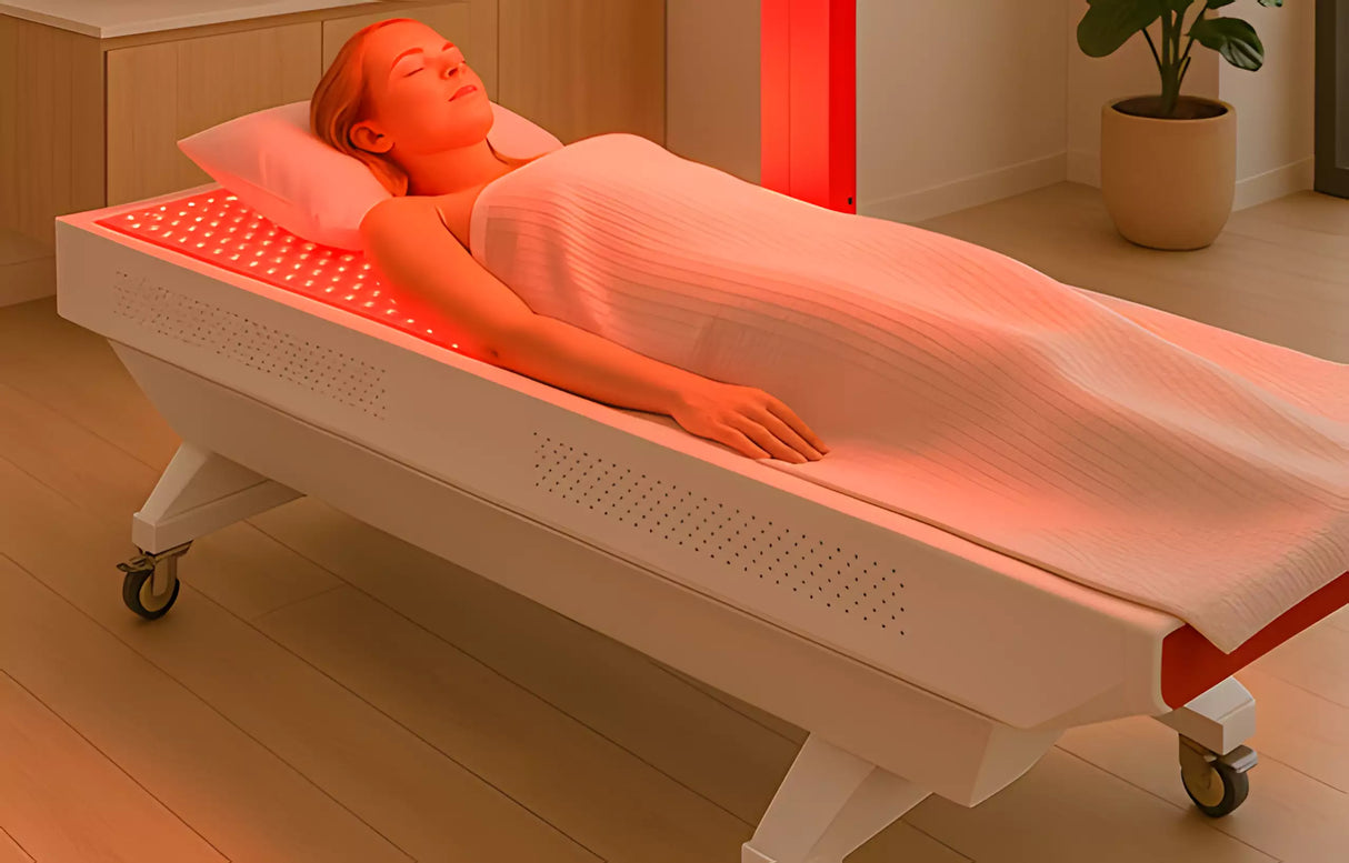 Uno Vita`s Red Light Therapy Bed and Panel for clinics and professionals