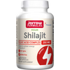 Vegan Shilajit Fulvic Acid Complex, hvit kapselglattet flaske med rød og grønn tekst, 60 veganske kapsler.